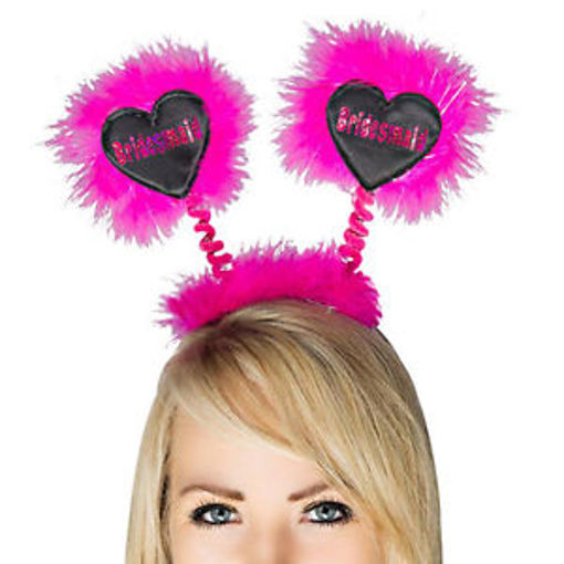 Picture of BOPPER PINK & BLACK BRIDESMAIDS